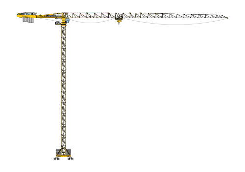 POTAIN MDT 349 L16 Cranes with 0-50 HP Range & Has Cranes Type